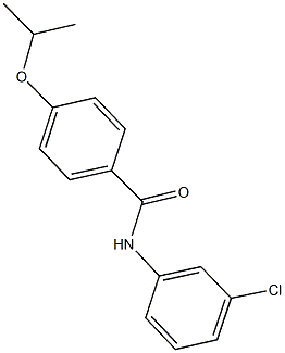 N-(3-chlorophenyl)-4-isopropoxybenzamide 구조식 이미지