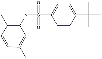 4-tert-butyl-N-(2,5-dimethylphenyl)benzenesulfonamide 구조식 이미지