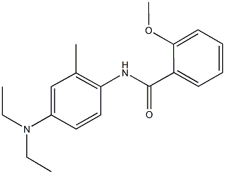 N-[4-(diethylamino)-2-methylphenyl]-2-methoxybenzamide Structure