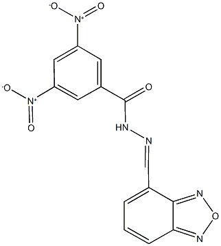 N'-(2,1,3-benzoxadiazol-4-ylmethylene)-3,5-dinitrobenzohydrazide Structure
