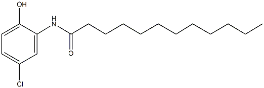 N-(5-chloro-2-hydroxyphenyl)dodecanamide Structure