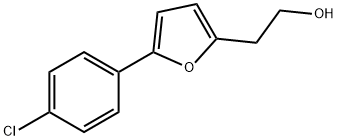 2-[5-(4-chlorophenyl)-2-furyl]ethanol Structure