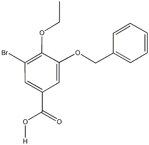 3-(benzyloxy)-5-bromo-4-ethoxybenzoic acid 구조식 이미지