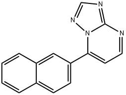 7-(2-naphthyl)[1,2,4]triazolo[1,5-a]pyrimidine Structure