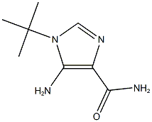 5-amino-1-tert-butyl-1H-imidazole-4-carboxamide Structure