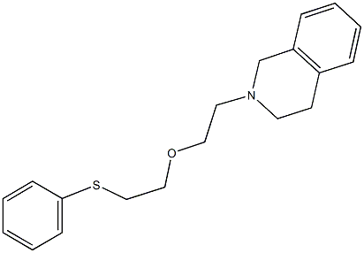 2-(3,4-dihydro-2(1H)-isoquinolinyl)ethyl 2-(phenylsulfanyl)ethyl ether Structure