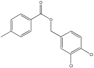 3,4-dichlorobenzyl 4-methylbenzoate 구조식 이미지