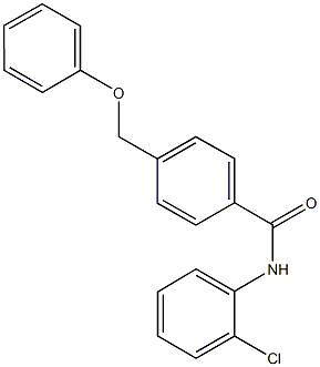N-(2-chlorophenyl)-4-(phenoxymethyl)benzamide 구조식 이미지