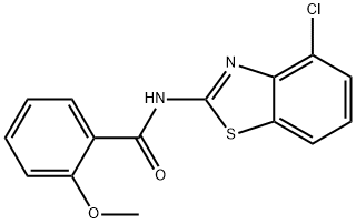 N-(4-chloro-1,3-benzothiazol-2-yl)-2-methoxybenzamide Structure