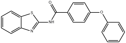 N-(1,3-benzothiazol-2-yl)-4-phenoxybenzamide Structure