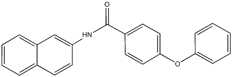 N-(2-naphthyl)-4-phenoxybenzamide 구조식 이미지