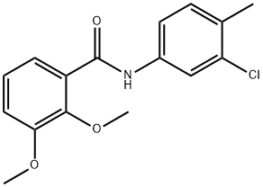 N-(3-chloro-4-methylphenyl)-2,3-dimethoxybenzamide Structure