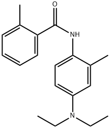 N-[4-(diethylamino)-2-methylphenyl]-2-methylbenzamide 구조식 이미지