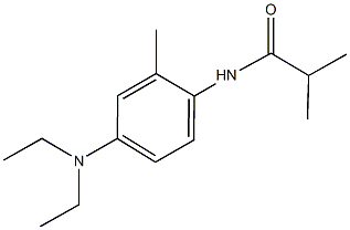 N-[4-(diethylamino)-2-methylphenyl]-2-methylpropanamide 구조식 이미지