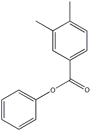 phenyl3,4-dimethylbenzoate 구조식 이미지