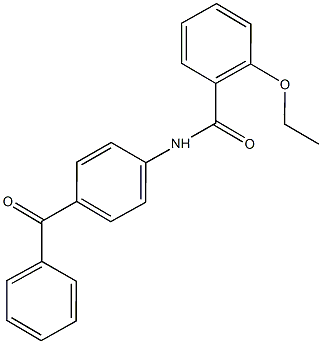 N-(4-benzoylphenyl)-2-ethoxybenzamide 구조식 이미지