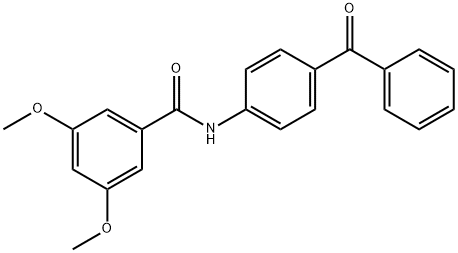 N-(4-benzoylphenyl)-3,5-dimethoxybenzamide Structure