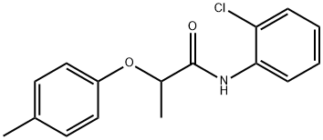 N-(2-chlorophenyl)-2-(4-methylphenoxy)propanamide 구조식 이미지