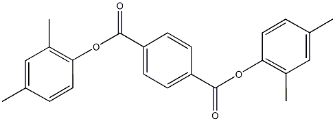 bis(2,4-dimethylphenyl) terephthalate 구조식 이미지