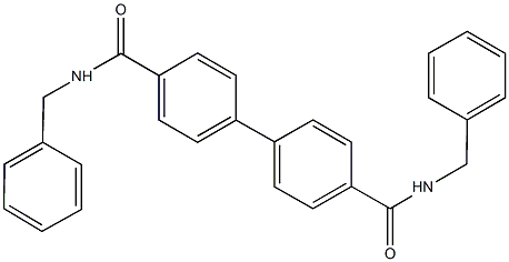 N~4~,N~4~'-dibenzyl[1,1'-biphenyl]-4,4'-dicarboxamide Structure