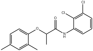 N-(2,3-dichlorophenyl)-2-(2,4-dimethylphenoxy)propanamide Structure