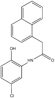 N-(5-chloro-2-hydroxyphenyl)-2-(1-naphthyl)acetamide Structure