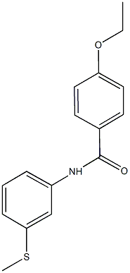 4-ethoxy-N-[3-(methylsulfanyl)phenyl]benzamide 구조식 이미지