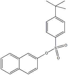 2-naphthyl 4-tert-butylbenzenesulfonate 구조식 이미지