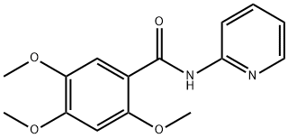 2,4,5-trimethoxy-N-(2-pyridinyl)benzamide Structure