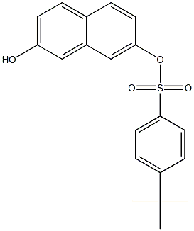 7-hydroxy-2-naphthyl 4-tert-butylbenzenesulfonate 구조식 이미지