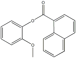 2-methoxyphenyl 1-naphthoate Structure