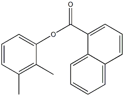 2,3-dimethylphenyl 1-naphthoate Structure