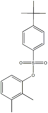 2,3-dimethylphenyl 4-tert-butylbenzenesulfonate Structure