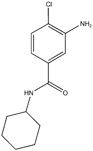3-amino-4-chloro-N-cyclohexylbenzamide 구조식 이미지