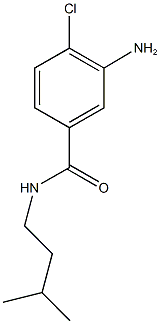 3-amino-4-chloro-N-isopentylbenzamide 구조식 이미지