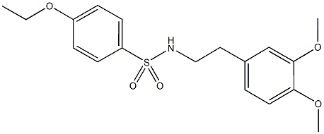 N-[2-(3,4-dimethoxyphenyl)ethyl]-4-ethoxybenzenesulfonamide Structure