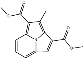 dimethyl 2-methylpyrrolo[2,1,5-cd]indolizine-1,3-dicarboxylate 구조식 이미지