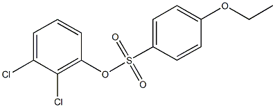 2,3-dichlorophenyl 4-ethoxybenzenesulfonate 구조식 이미지