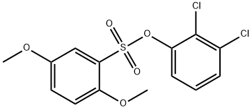 2,3-dichlorophenyl 2,5-dimethoxybenzenesulfonate 구조식 이미지