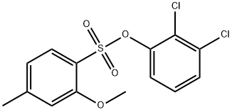 2,3-dichlorophenyl 2-methoxy-4-methylbenzenesulfonate 구조식 이미지