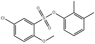 2,3-dimethylphenyl 5-chloro-2-methoxybenzenesulfonate 구조식 이미지