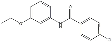 4-chloro-N-(3-ethoxyphenyl)benzamide 구조식 이미지