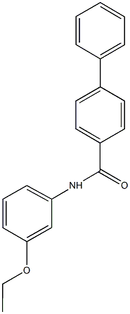 N-(3-ethoxyphenyl)[1,1'-biphenyl]-4-carboxamide 구조식 이미지