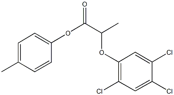 4-methylphenyl2-(2,4,5-trichlorophenoxy)propanoate Structure