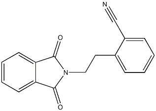 2-[2-(1,3-dioxo-1,3-dihydro-2H-isoindol-2-yl)ethyl]benzonitrile 구조식 이미지