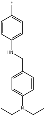 N-[4-(diethylamino)benzyl]-N-(4-fluorophenyl)amine Structure