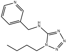 N-(1-butyl-1H-tetraazol-5-yl)-N-(3-pyridinylmethyl)amine 구조식 이미지