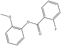 2-methoxyphenyl 2-fluorobenzoate Structure