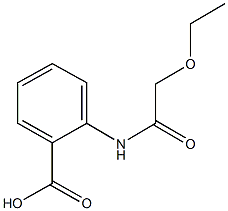 2-[(ethoxyacetyl)amino]benzoic acid 구조식 이미지