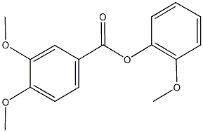 2-methoxyphenyl 3,4-dimethoxybenzoate Structure